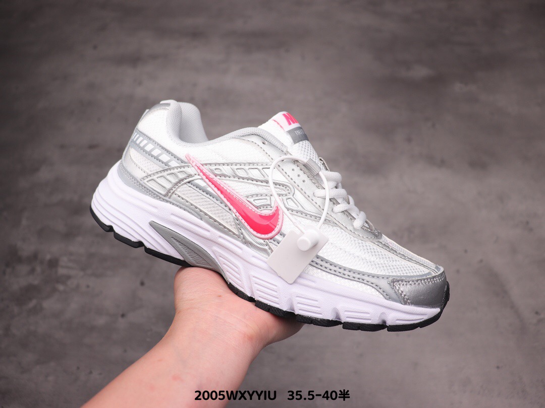2020 Nike Initiator Running Shoes White Silver Pink For Women